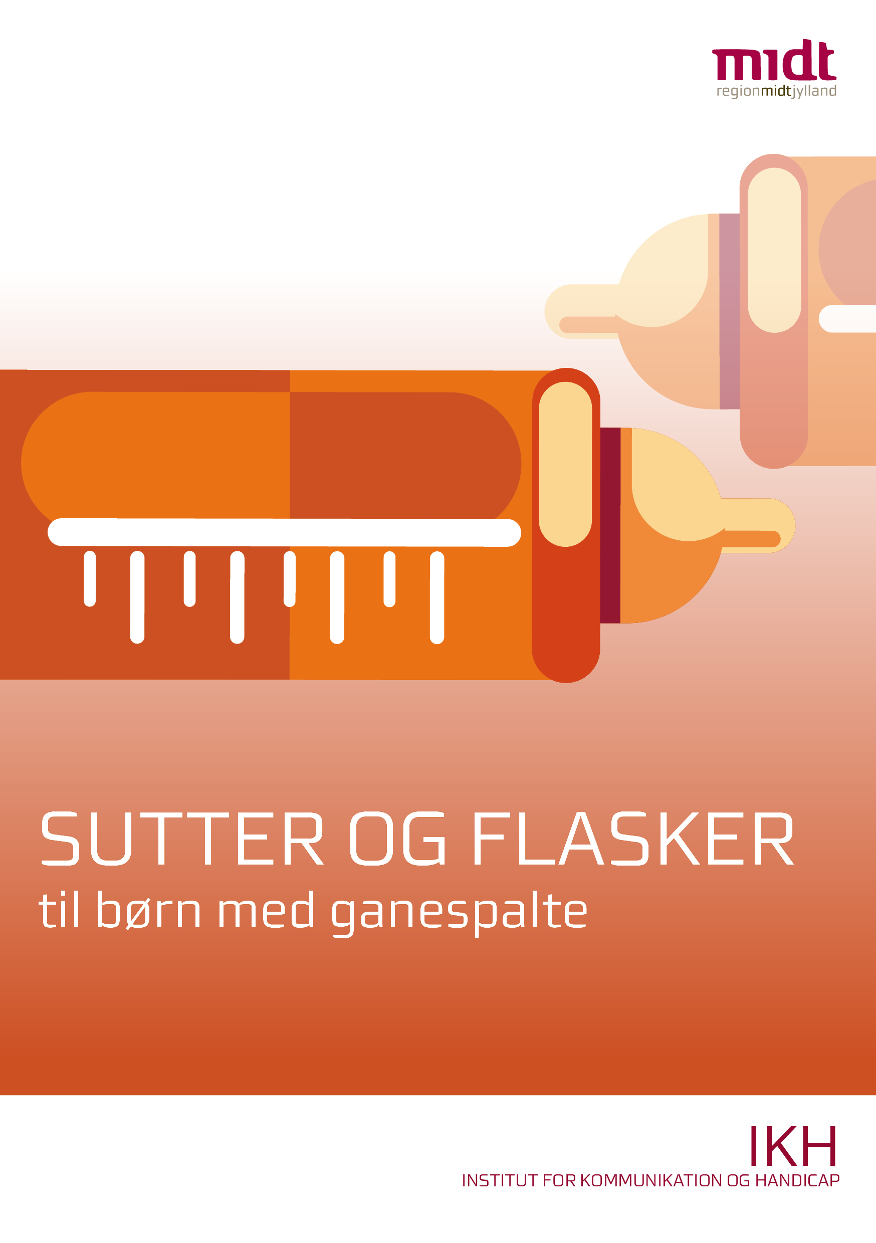 Sutter og flasker til børn med ganespalte - folder